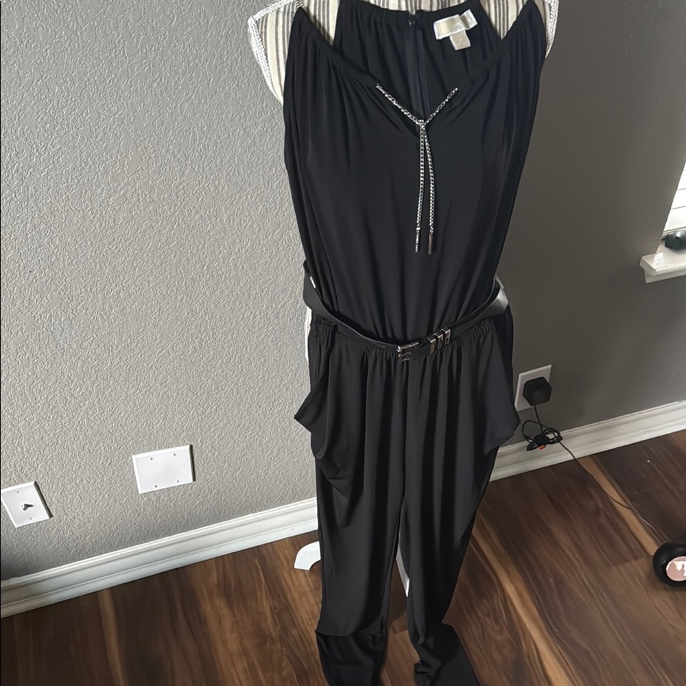 Michael Kors Elegant Black Jumpsuit